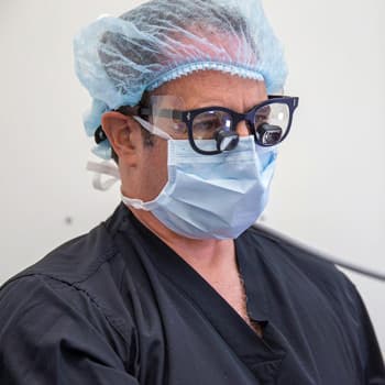 Dr. Jeffrey J. Roth preforming a procedure