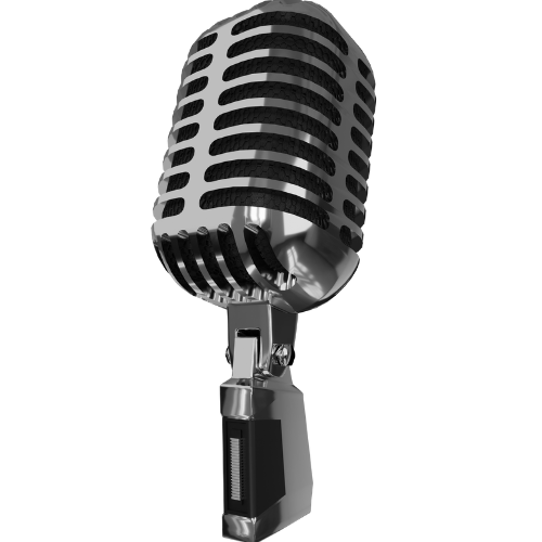 shining microphone