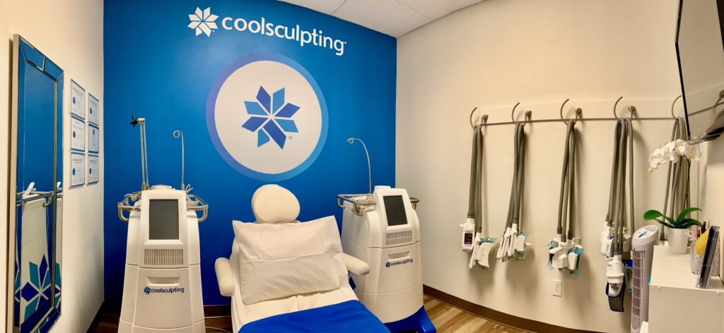 CoolSculpting procedure room at Las Vegas Plastic Surgery